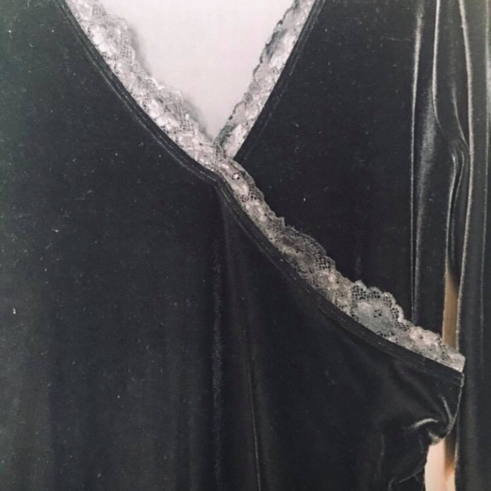 Beautiful satin black dress
